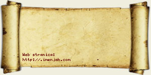 Isidor Veljoglavac vizit kartica